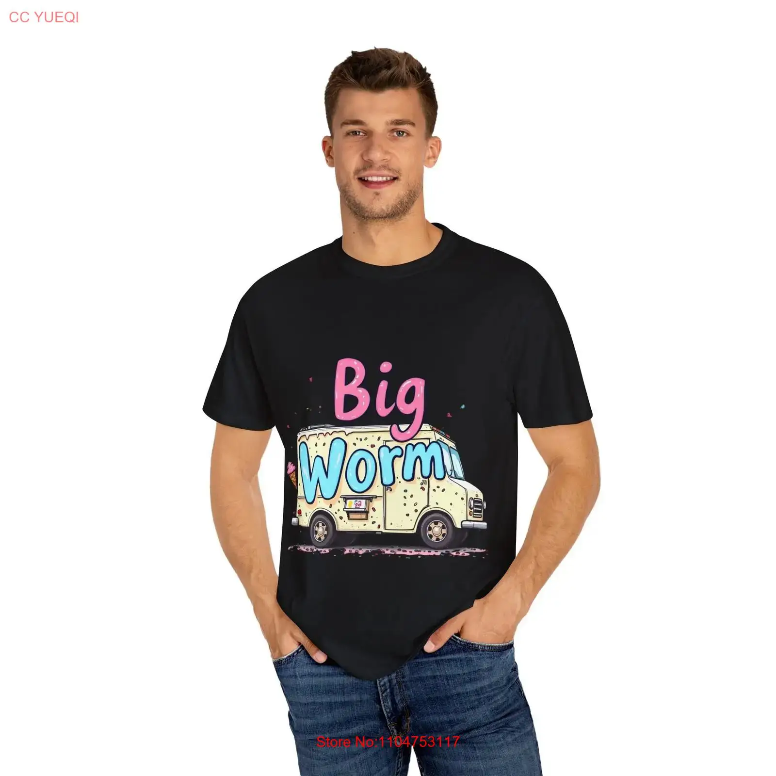 Vintage Vibes Fashion - Whimsical Ice Cream Truck T Shirt