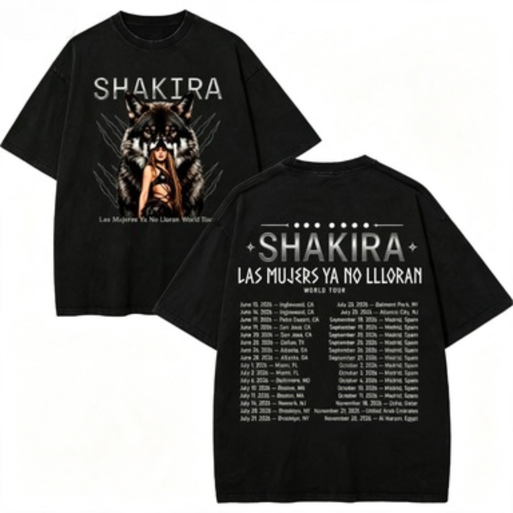 Vintage Fashion World - Vintage Washed Shakira Las Mujeres Ya
