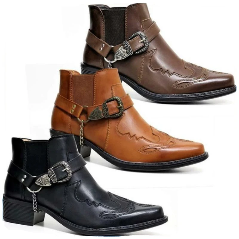 Vintage Old Fashion - Fashion 2026 Men's Vintage Cowboy Boots