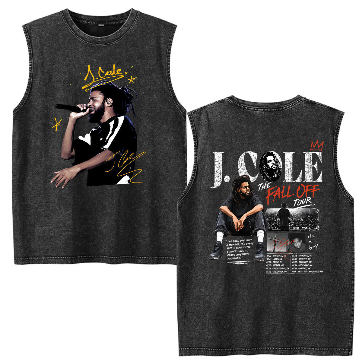 Vintage Washed Vest J.Cole The - Vintage Fashion World 评论和价格