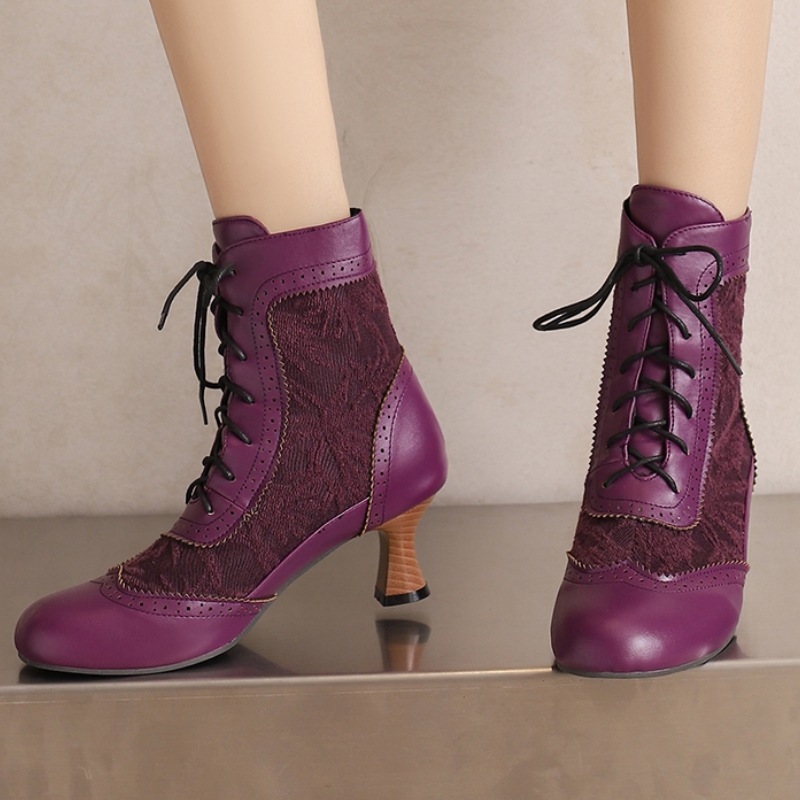 Big Size Vintage Short Boot Fe - Vintage Old Fashion 评论和价格