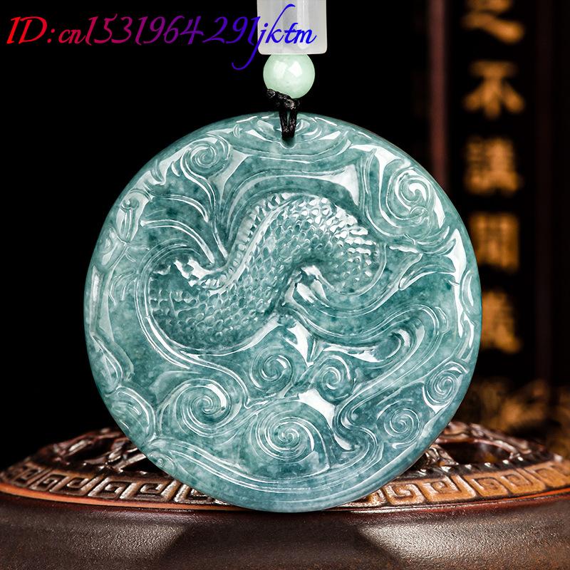 Burmese Jadeite Dragon Pendant - Vintage Fashion 评论和价格