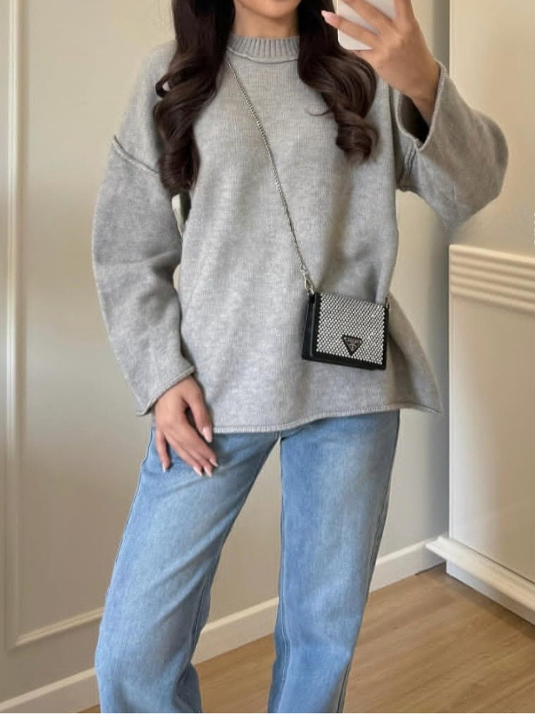 Vintage Women Sweaters Black L - Vintage Fashion Old Money 评论和价格