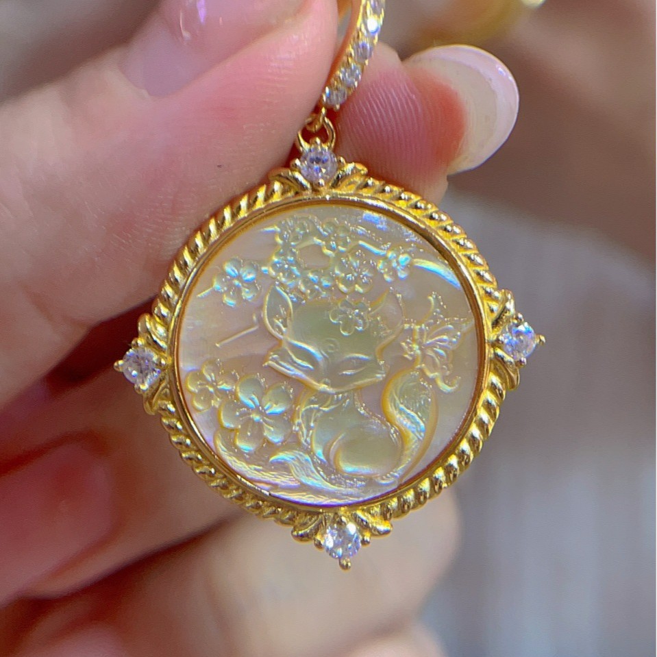 925 Sterling Silver Shell Came - Vintage Fashion Center 评论和价格