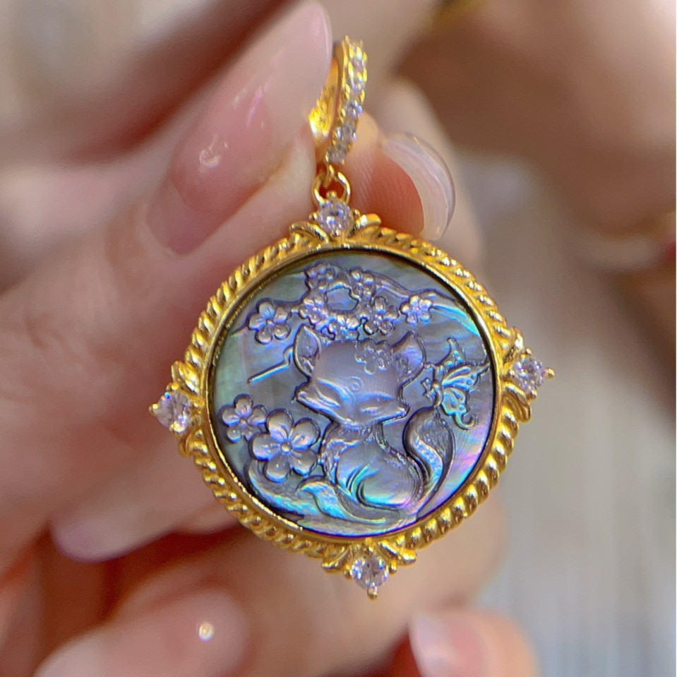 925 Sterling Silver Shell Came - Vintage Fashion Center 评论和价格