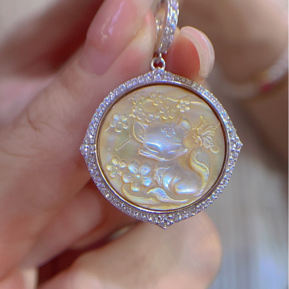 925 Sterling Silver Shell Came - Vintage Fashion Center 评论和价格