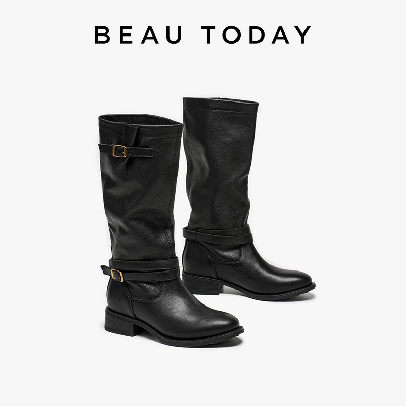 BEAUTODAY Long Boots Women She - Vintage Old Fashion 评论和价格