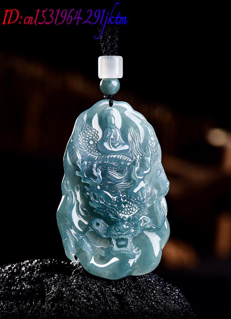 Natural Burmese Jadeite Dragon - Vintage Fashion 评论和价格