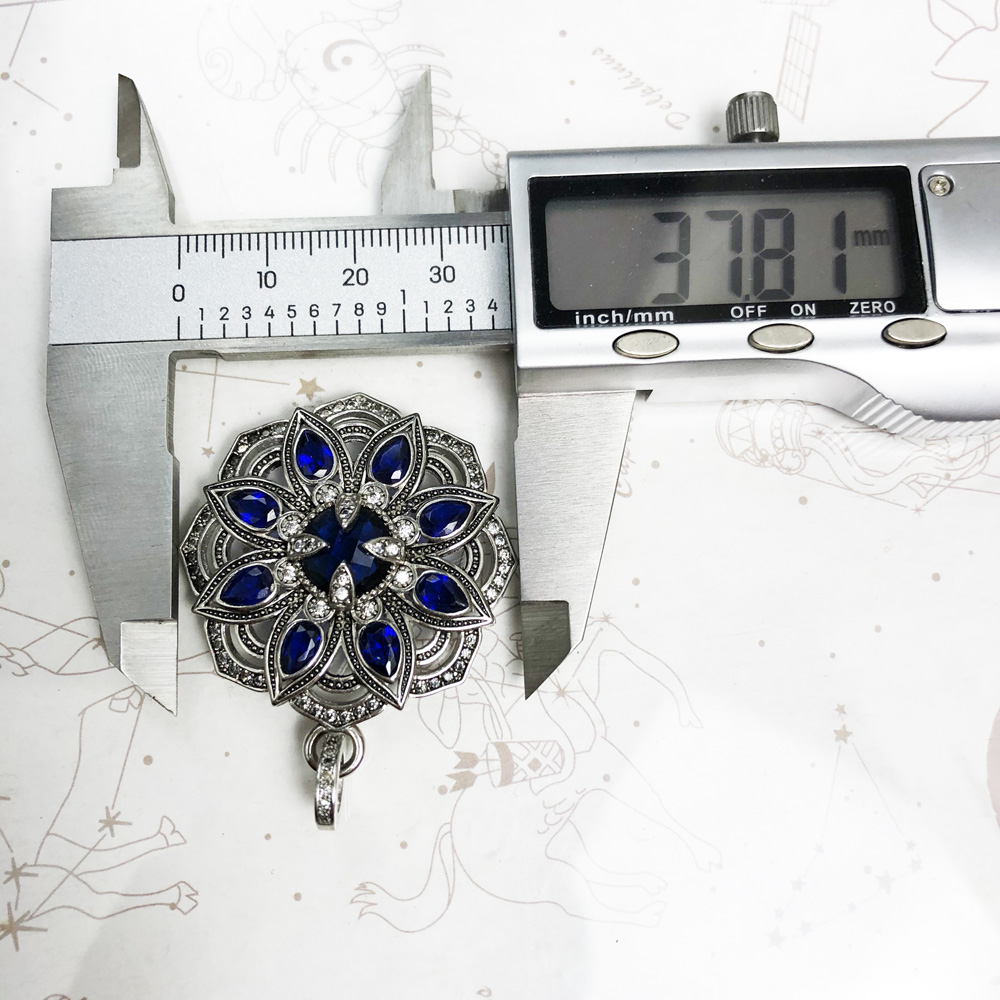 Pendant Blue Lotus Flower,Bran - Vintage Fashion Jewelry Brands 评论和价格