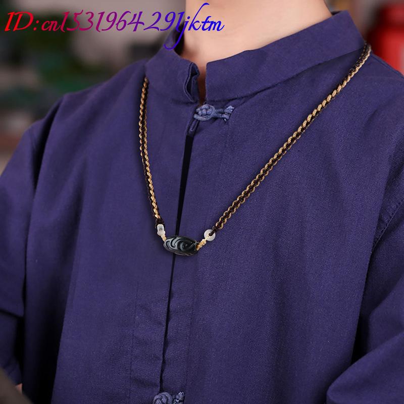 Hetian Jade Carve Bead Pendant - Vintage Fashion 评论和价格