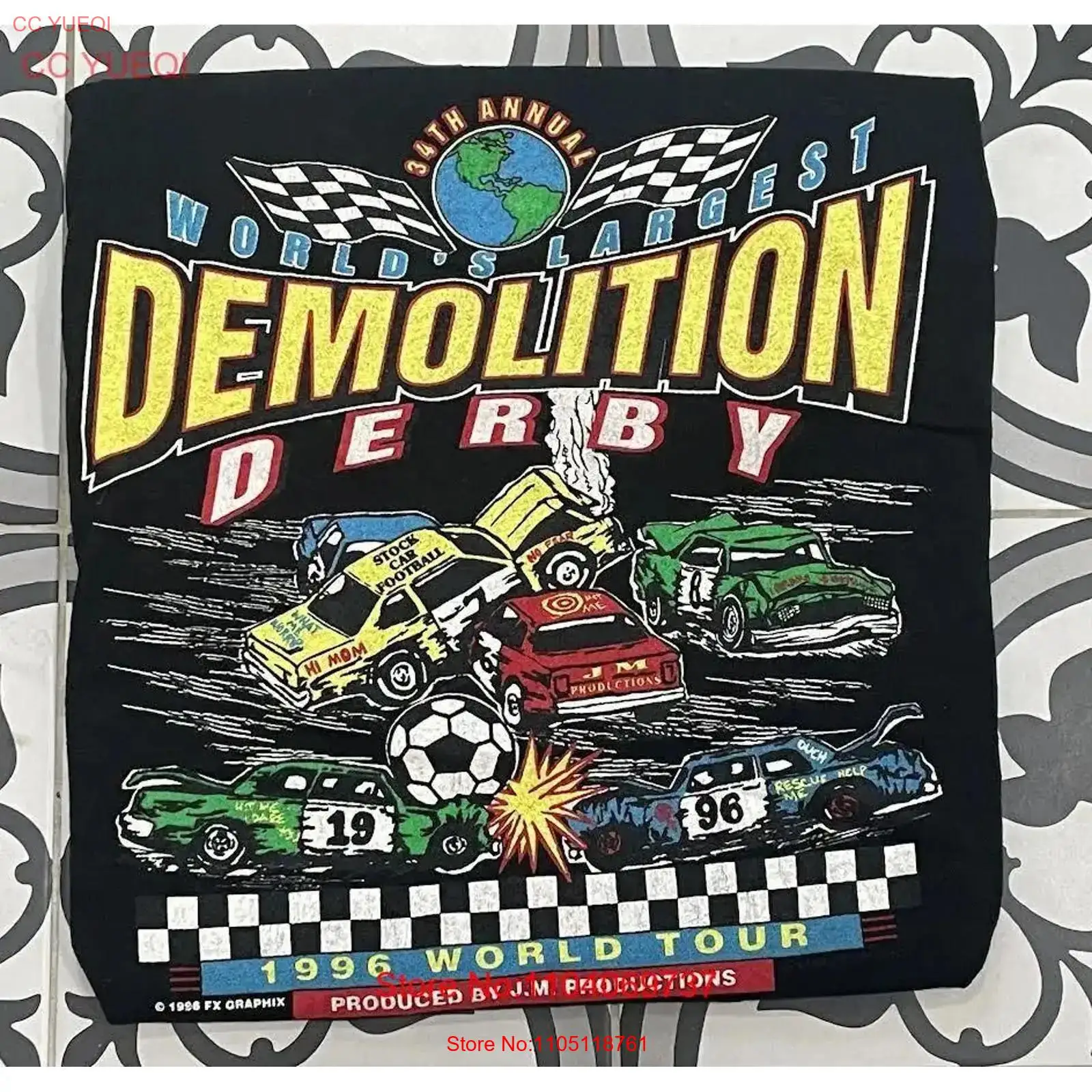 Vintage Stock Car Demolition D - Vintage Fashion World 评论和价格