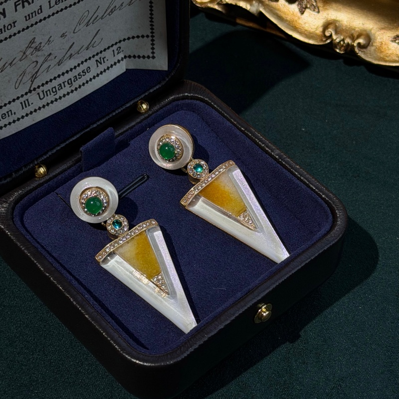 Vintage Green Glazed Glacier W - Vintage Fashion Jewelry Brands 评论和价格