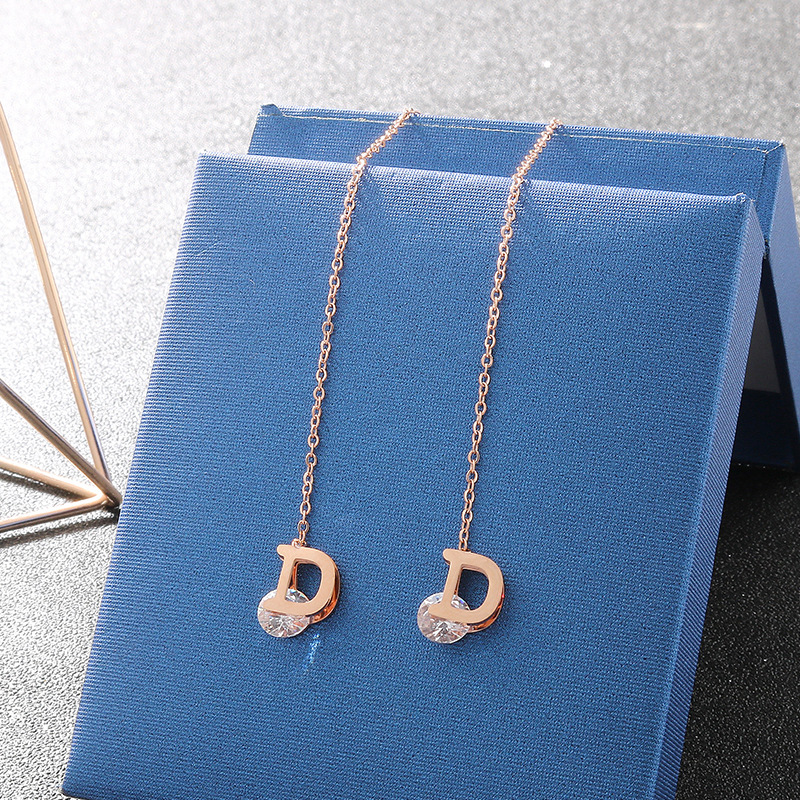 Vintage Luxury Letter D Crysta - Vintage Fashion Jewelry Brands 评论和价格