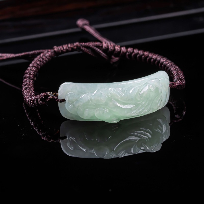 Burmese Jadeite Pixiu Bracelet - Vintage Fashion 评论和价格