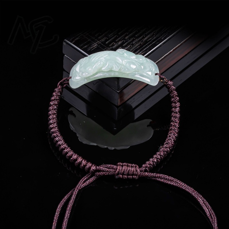 Burmese Jadeite Pixiu Bracelet - Vintage Fashion 评论和价格