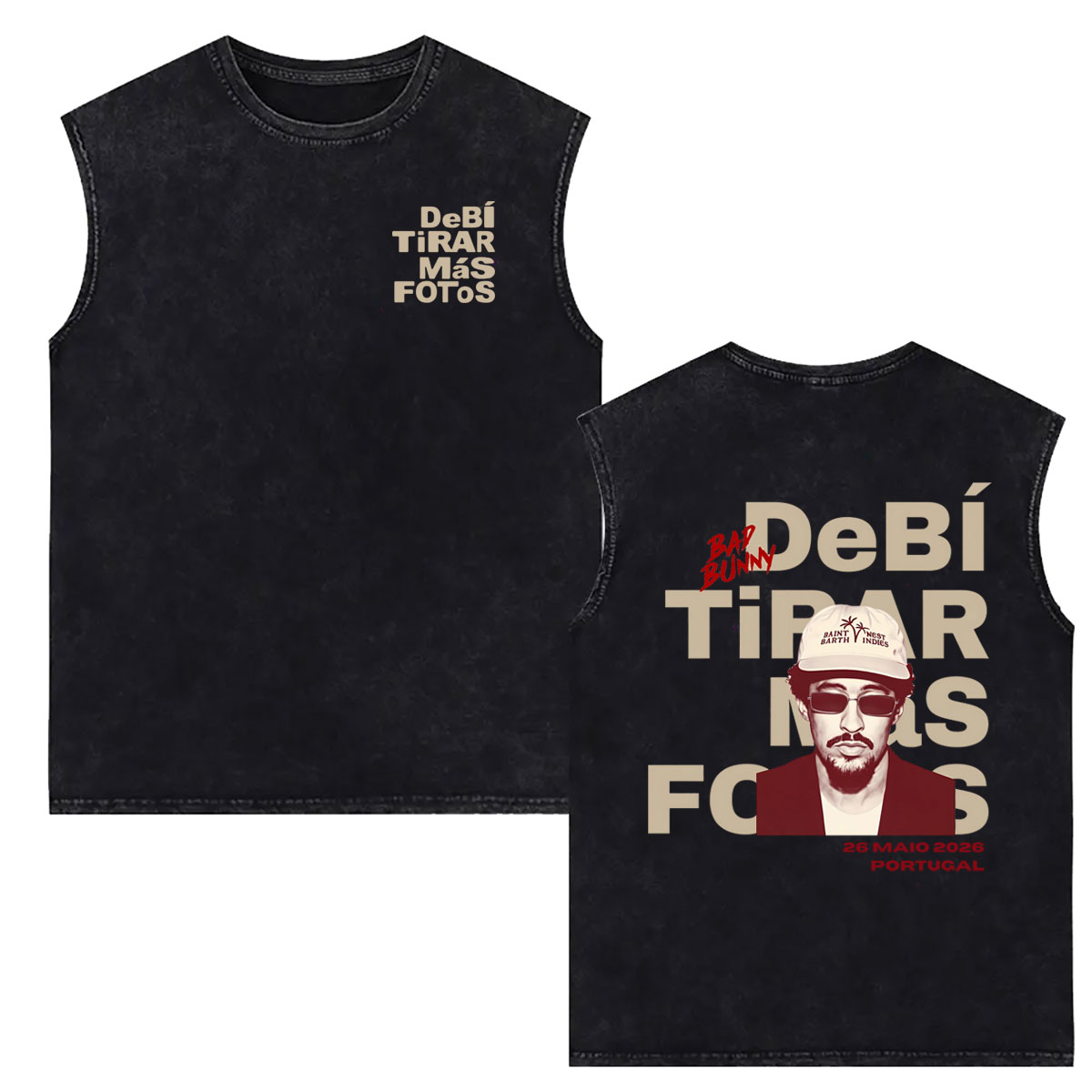 Rapper Bad Bunny Vintage Washe - Vintage Fashion World 评论和价格