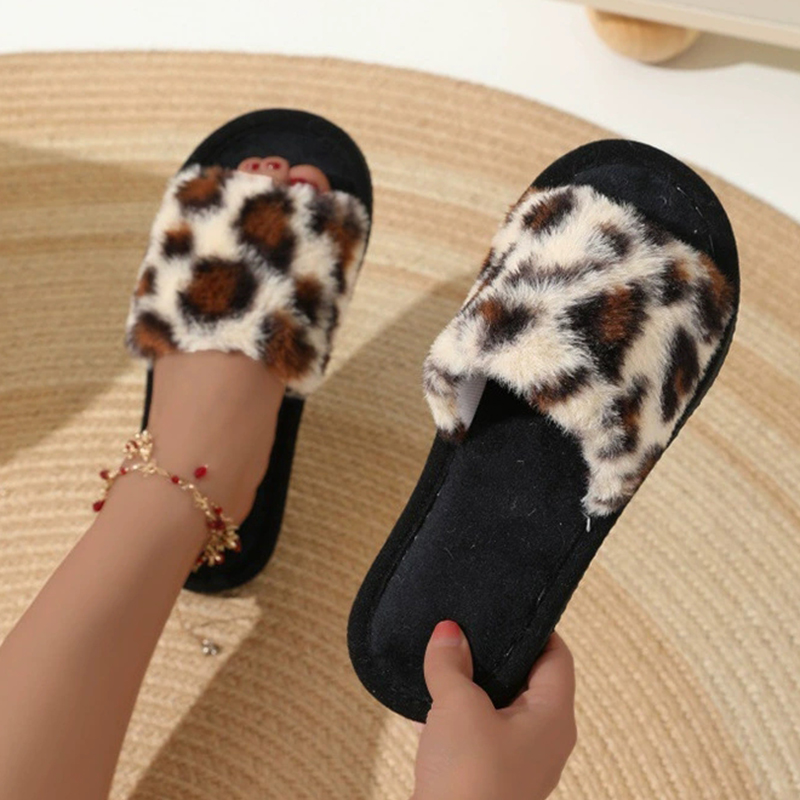 Vintage Leopard Home Plush Sli - Vintage Old Fashion 评论和价格