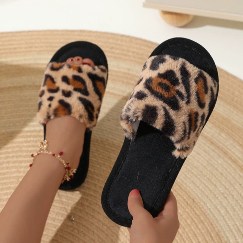 Vintage Leopard Home Plush Sli - Vintage Old Fashion 评论和价格