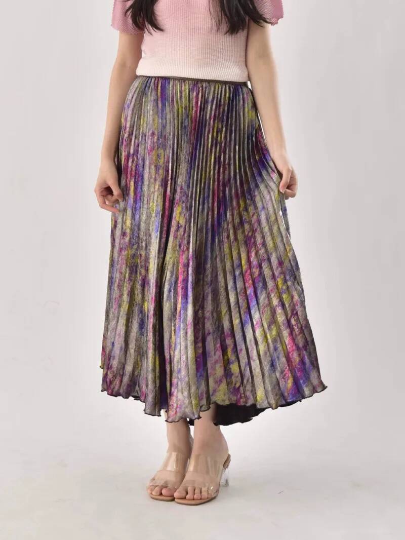 Shiny Colorful Luxury High Wai - Vintage Fashion Old Money 评论和价格