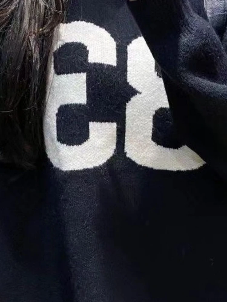 Y2K Vintage Knitted Sweater Wo - Vintage Fashion 评论和价格