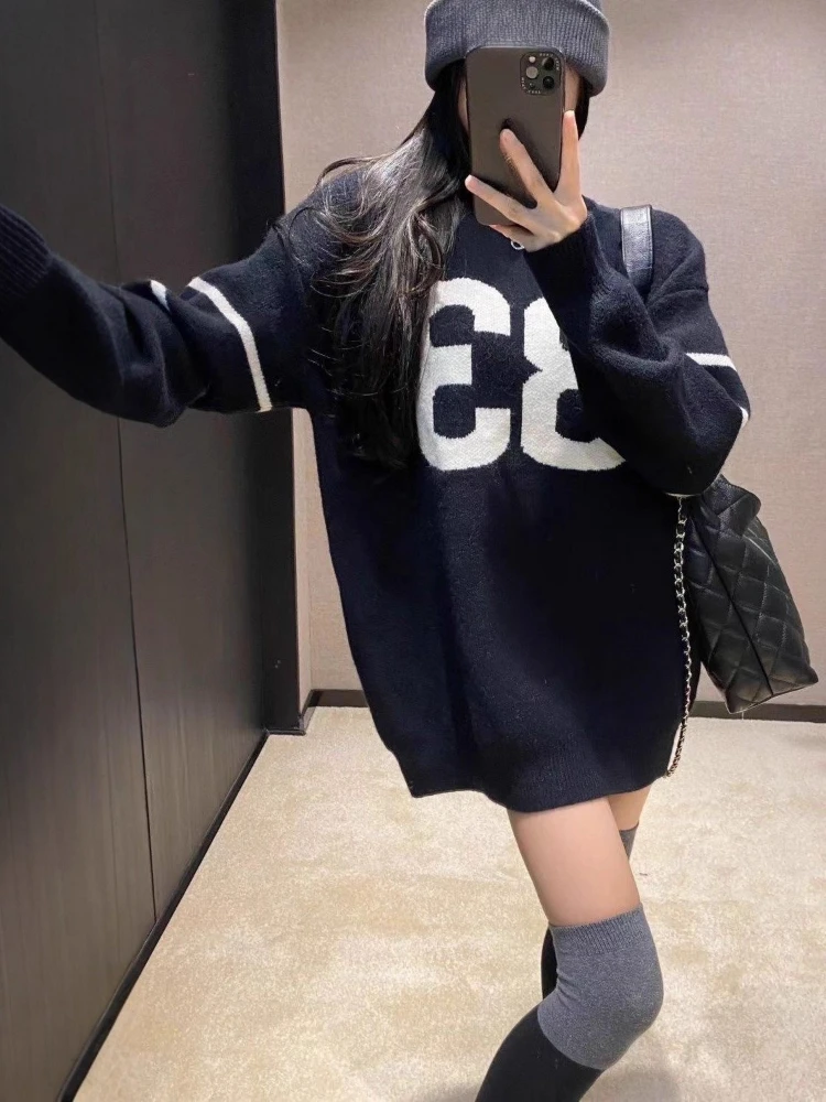 Y2K Vintage Knitted Sweater Wo - Vintage Fashion 评论和价格