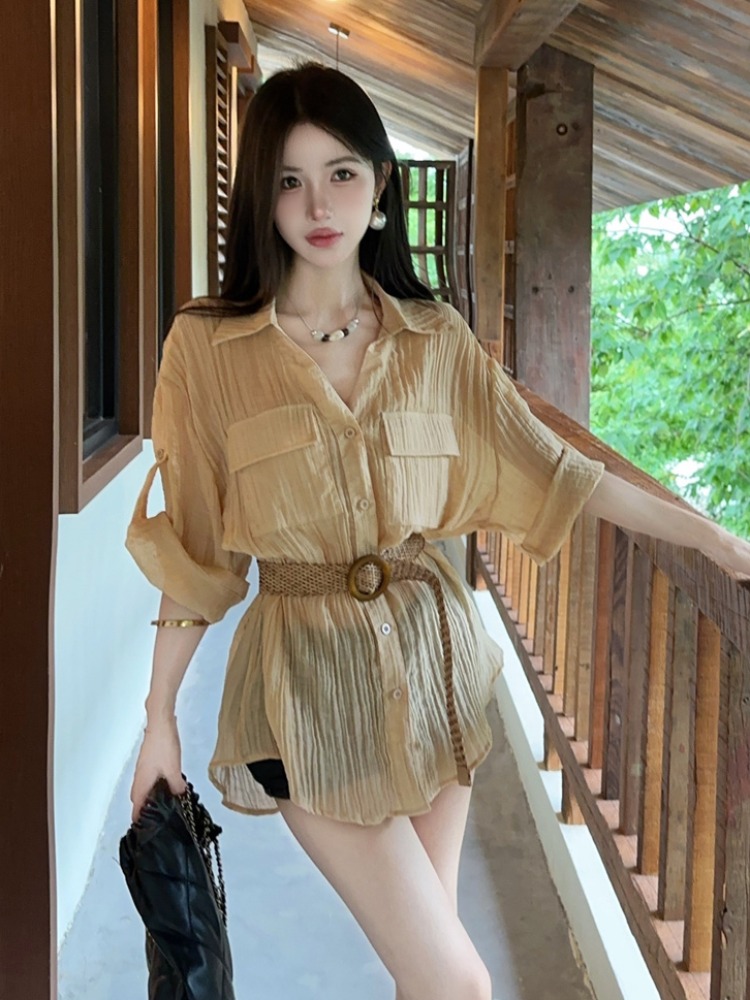 Summer New Vintage Loose Waist - Vintage Fashion Old Money 评论和价格