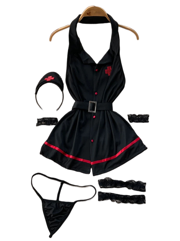 Erotic Fashion Sexy Halter Lin - Vintage Fashion 评论和价格