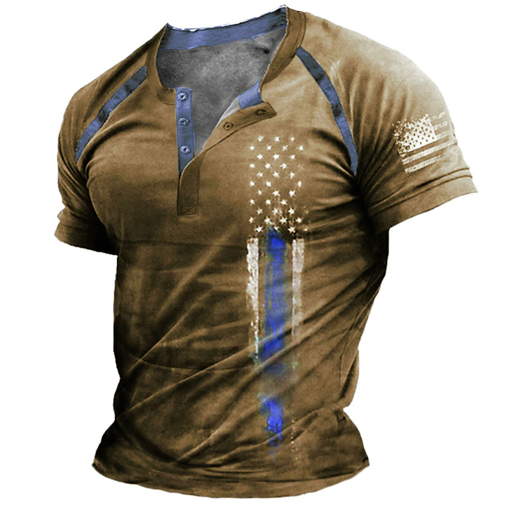 Funny 3D American Flag Print M - Vintage Old Fashion 评论和价格