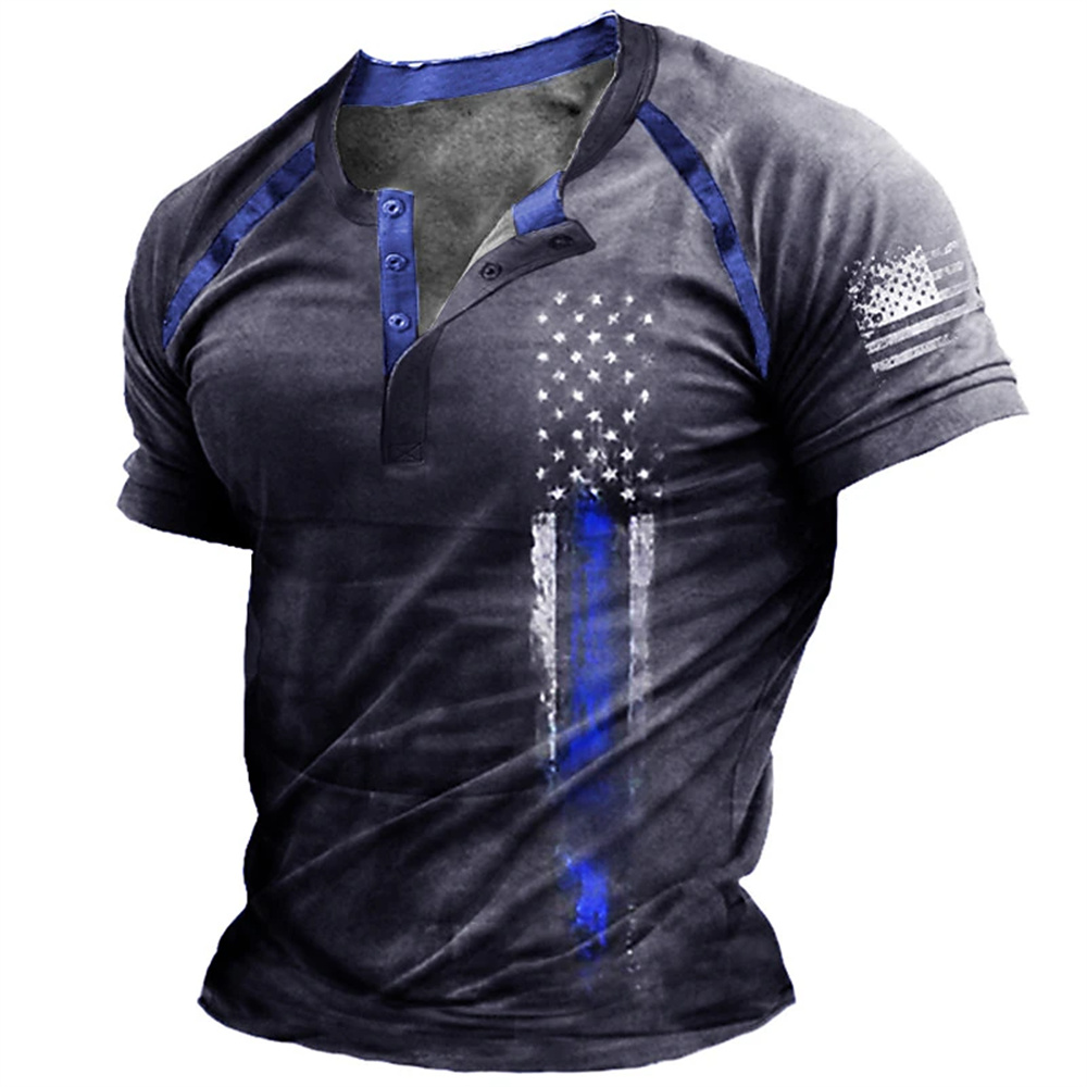 Funny 3D American Flag Print M - Vintage Old Fashion 评论和价格