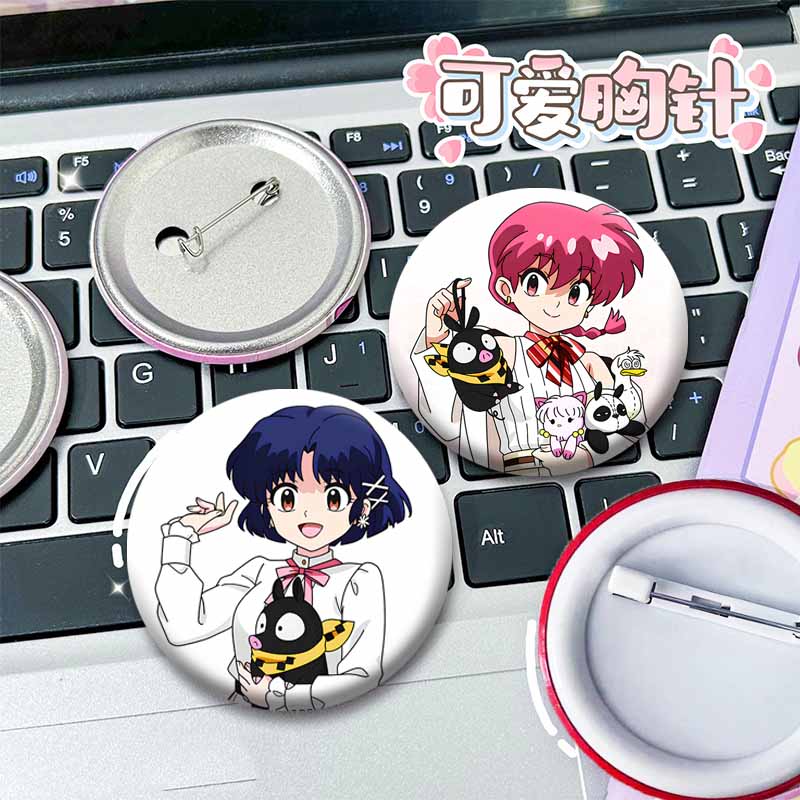 Vintage Anime Ranma ½ Button B - Vintage Fashion Toys 评论和价格