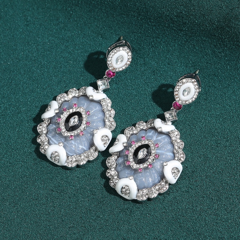  Vintage White Enamel Rhinest - Vintage Fashion Jewelry Brands 评论和价格