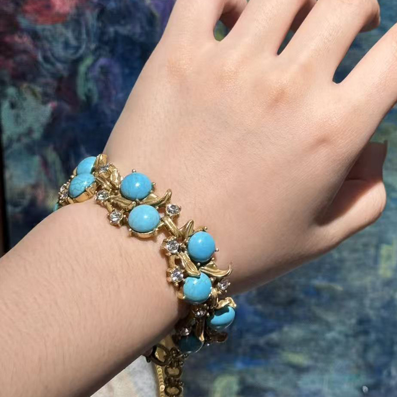 Vintage Natural Stone Turquois - Vintage Fashion Trends 2025 评论和价格