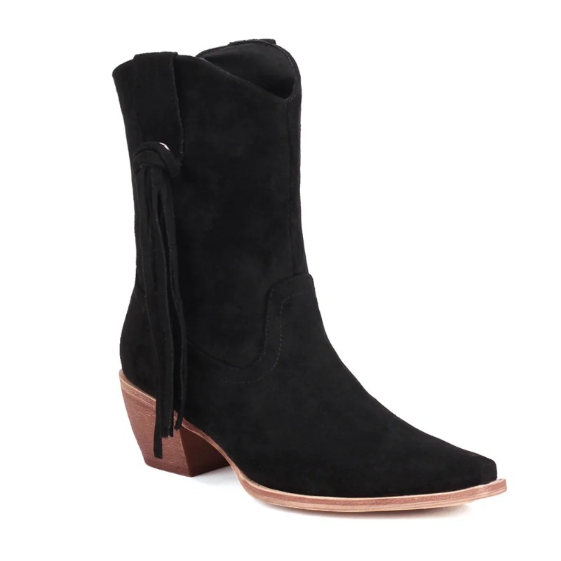 New Vintage Pointy Toe Horseha - Vintage Old Fashion 评论和价格