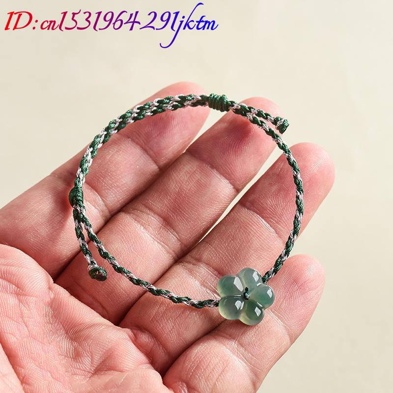 Burmese Jadeite Flower Bracele - Vintage Fashion 评论和价格