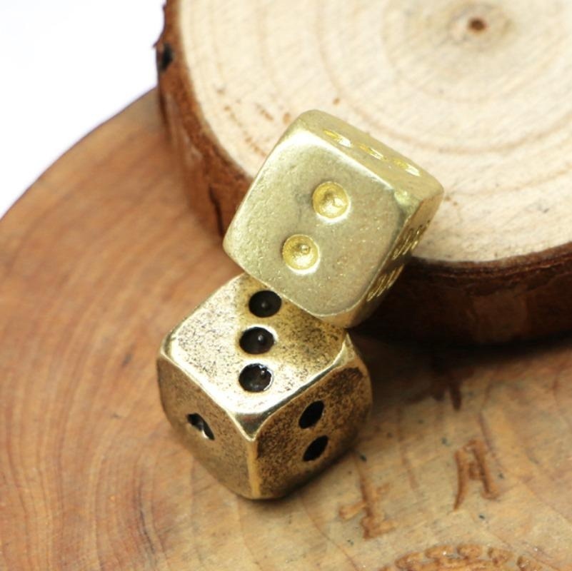 Vintage Brass Dice Home Crafts - Vintage Fashion Toys 评论和价格