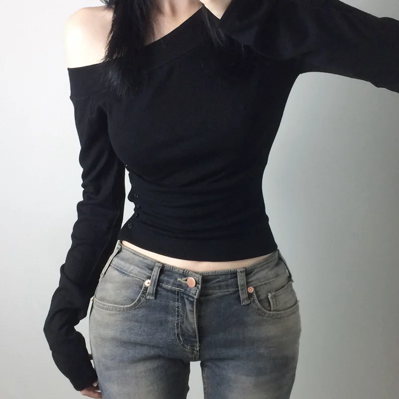 Y2K Vintage Pleated Button T-S - Vintage Fashion 评论和价格