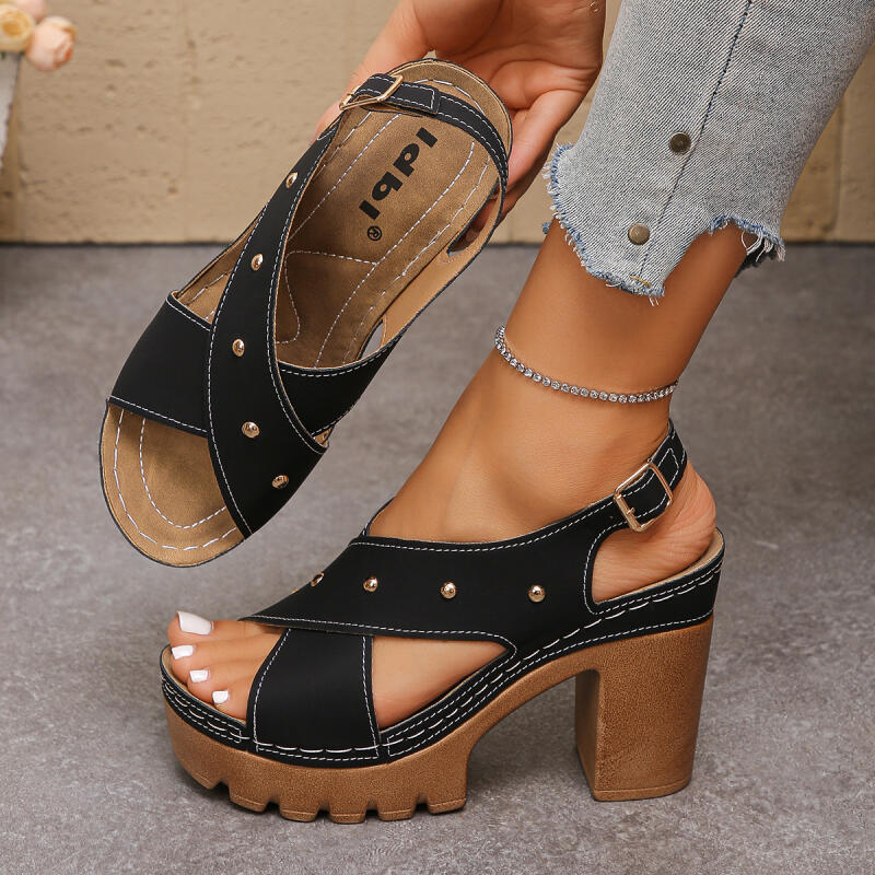 Vintage Super High Heel Cross  - Vintage Old Fashion 评论和价格
