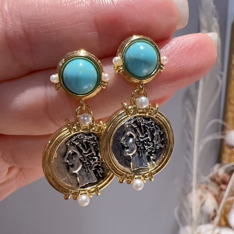 Vintage Turquoise Drop Earring - Vintage Fashion Jewelry Brands 评论和价格